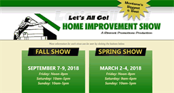 Desktop Screenshot of billingshomeimprovementshow.com